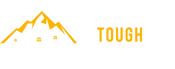 Mountain Tough Exteriors orange and white small logo
